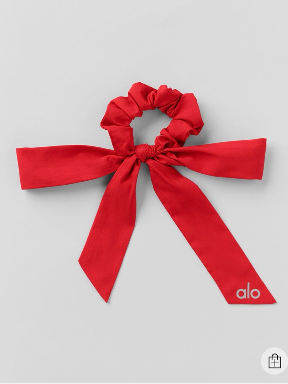 Love  Knots Tie Scrunchie
Bright Red